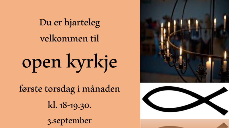 Open kyrkje Torsdag 3.september