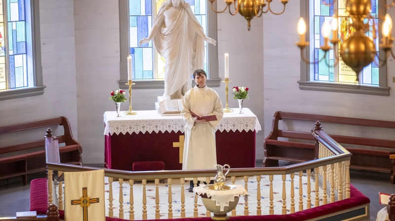 Eirik Baug Barsnes skal vigslast til prest i Folkestad kapell