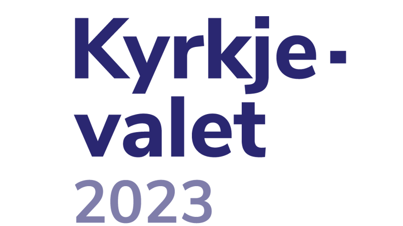 Logo kyrkjevalet 2023