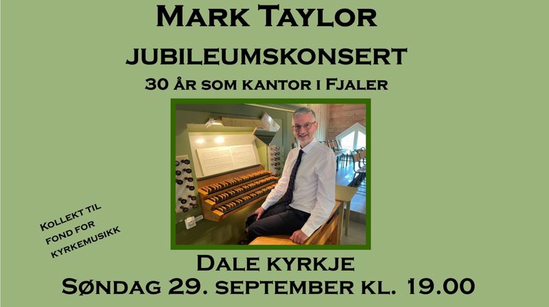 Mark ved orgelet i Dale kyrkje