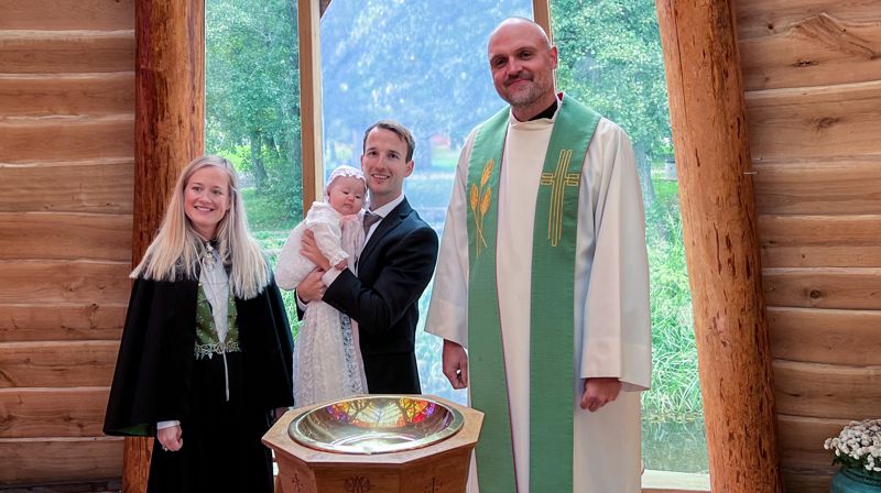 Historisk dåp i Håpets katedral