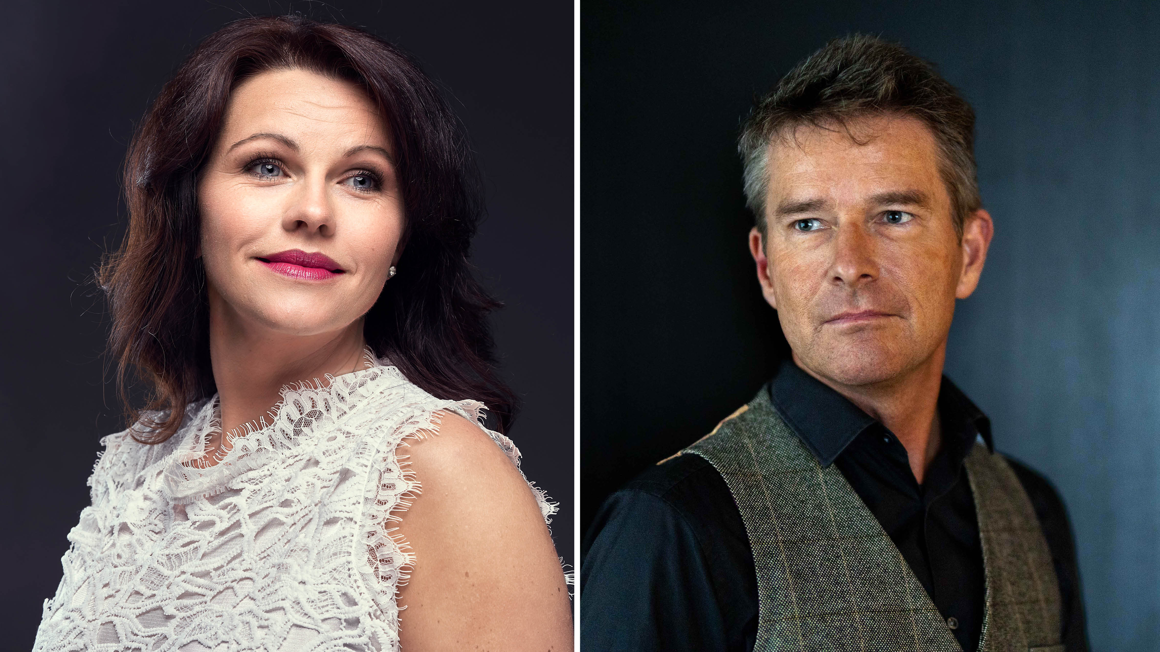To artister med felles sak: Renate Gjerløw Larsen og Tor Kessel. Pressefoto.