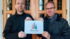 Kunstnerisk leder, Tore Erik Mohn og daglig leder Jo Edvardsen, ser frem til å tilby Fredrikstad-folket musikk daglig gjennom påsken. 