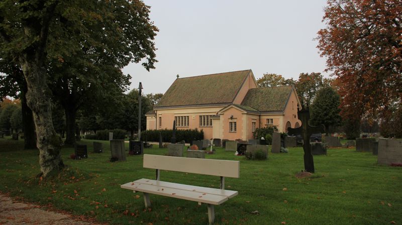 Østre Fredrikstad kapell og deler av gravlunden. Foto: Den norske kirke i Fredrikstad