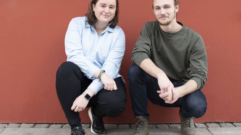 Elise Sundby Brun (23) og Sebastian Aas Isaksen (23) er Glemmen menighetsråds yngste medlemmer. De stiller til gjenvalg høsten 2019.