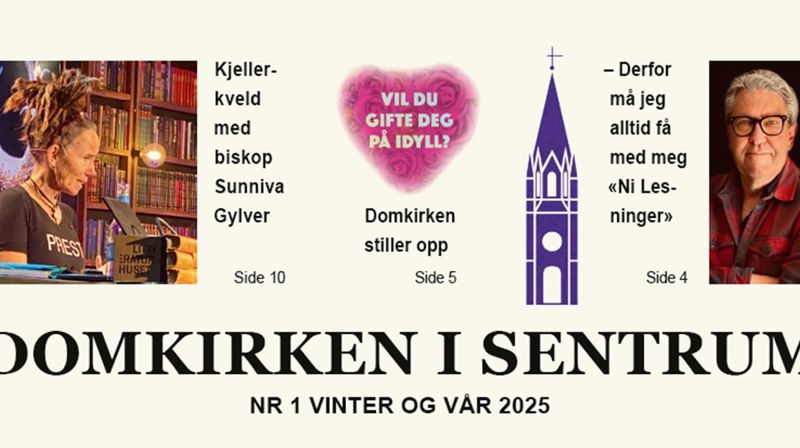 Domkirken i Sentrum - nytt menighetsblad for vinter og vår 2025