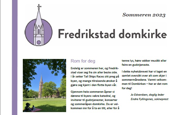 Nyhetsbrev fra Fredrikstad domkirke