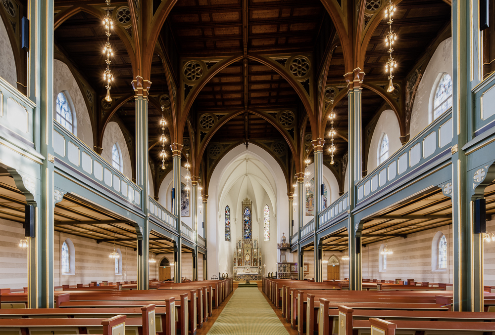 Domkirkens storslåtte interiør (FOTO: Morten Obbink)