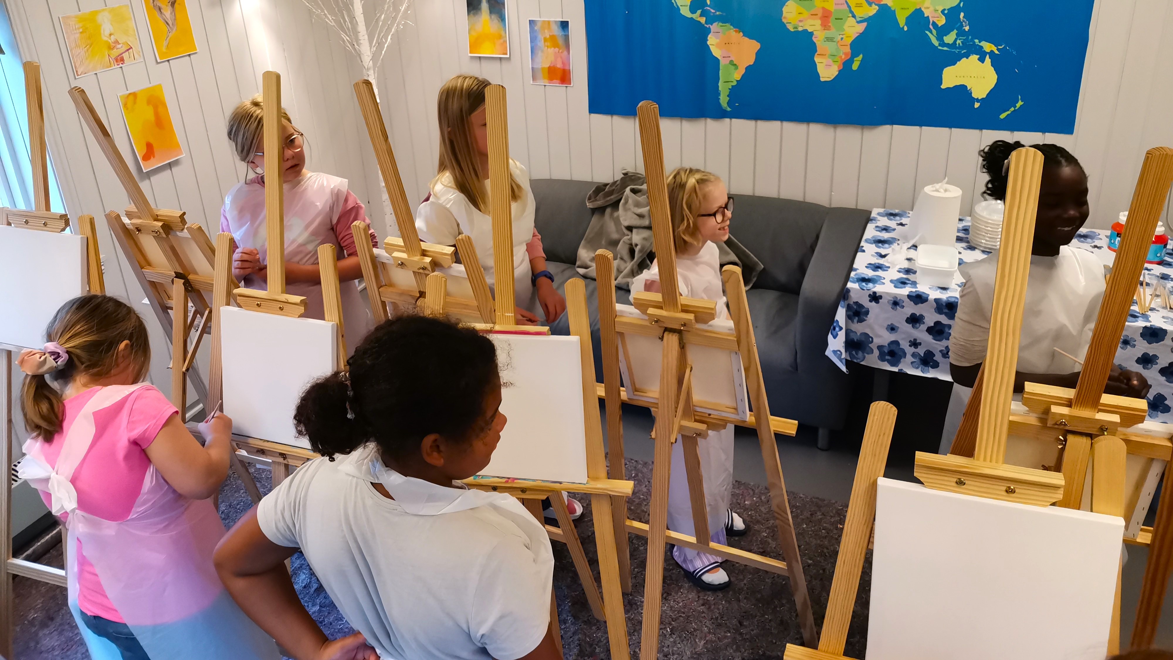 Fra malesamling med Juntos-gjengen!