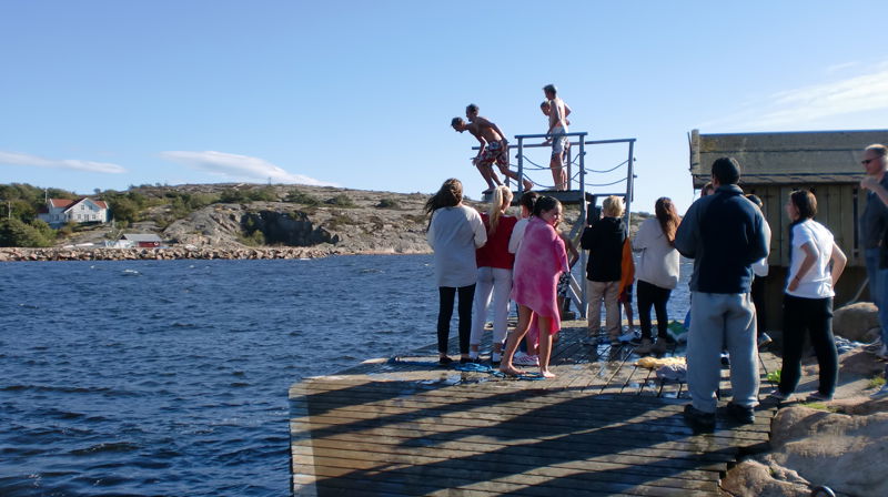 Leir på Sauevika