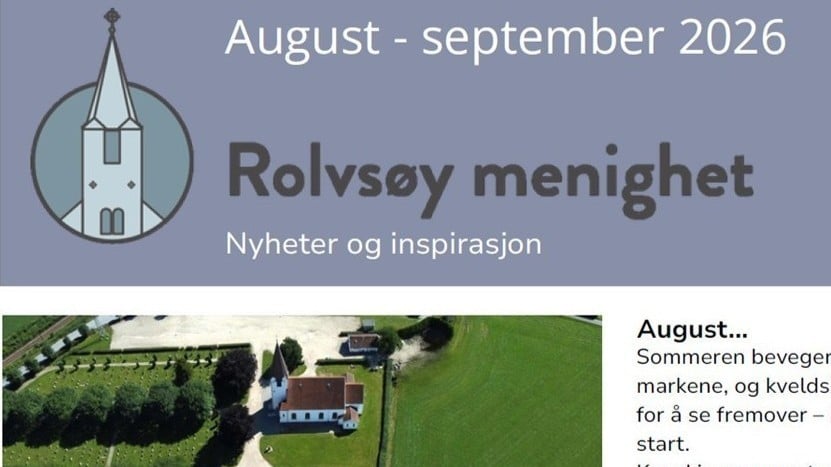 Nytt månedsbrev fra Rolvsøy menighet