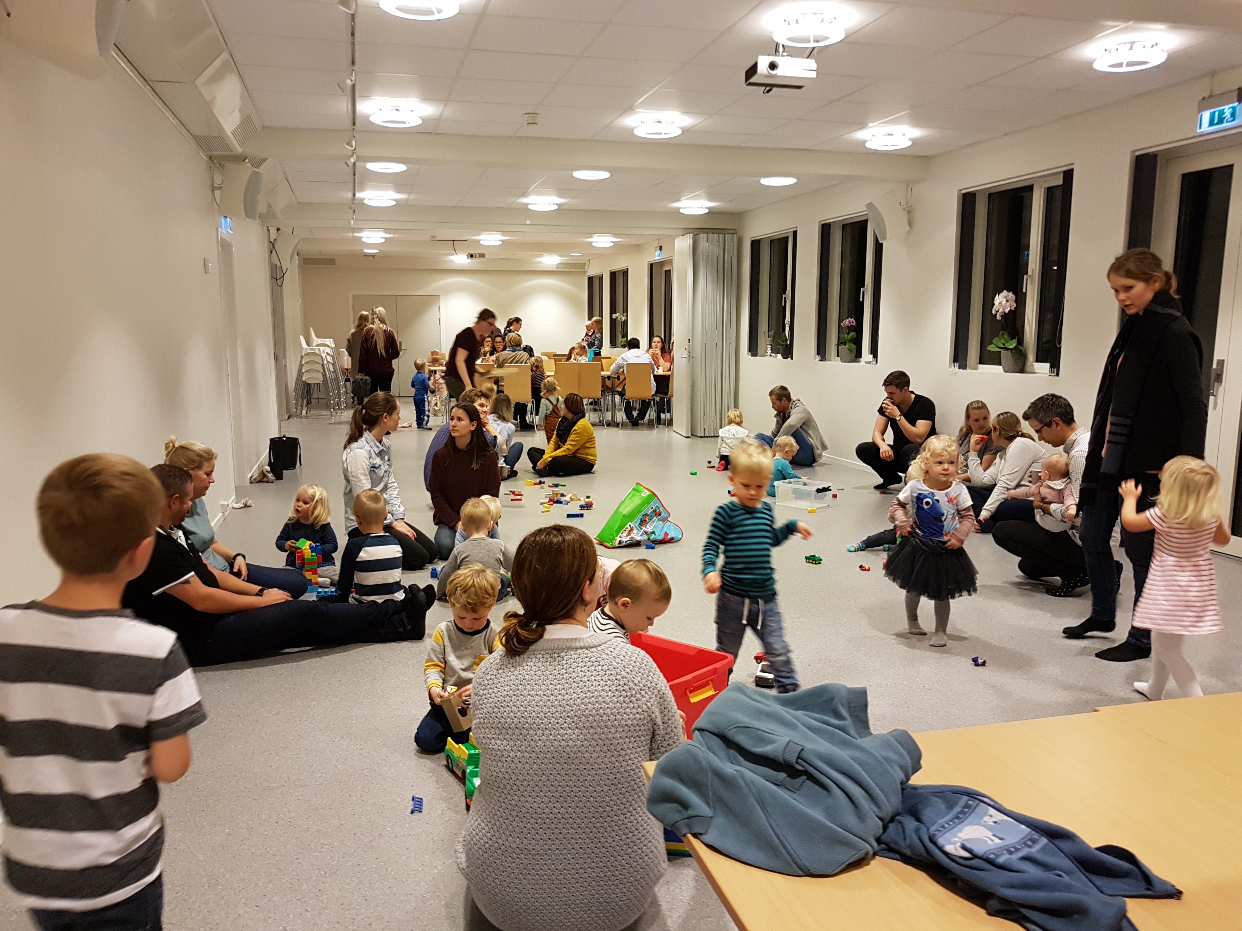 Knøttesang med kveldsmat