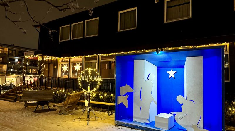 Med advent, kommer julekrybba på Ask