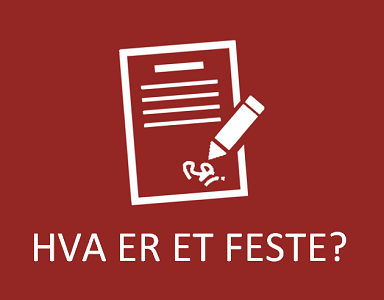 Hva er et feste?