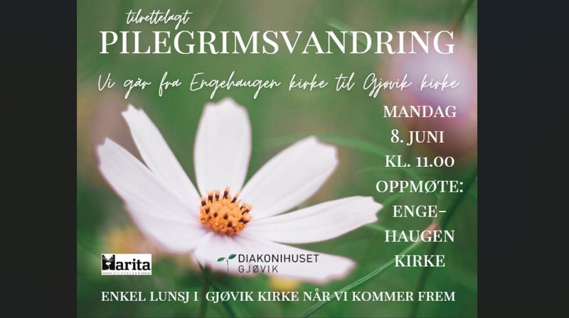 Pilegrimsvandring mandag 08. juni 2026 kl 11.00