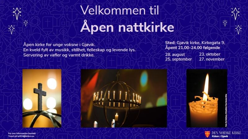 Åpen nattkirke 28. august
