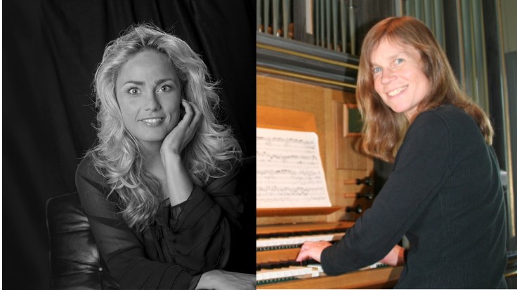 Kristin Bjerkerud og Marit Wesenberg. (Foto: Morten Edvardsen og Kirkebladet).