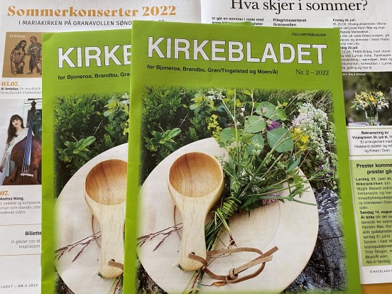 Les "KIRKEBLADET" digitalt
