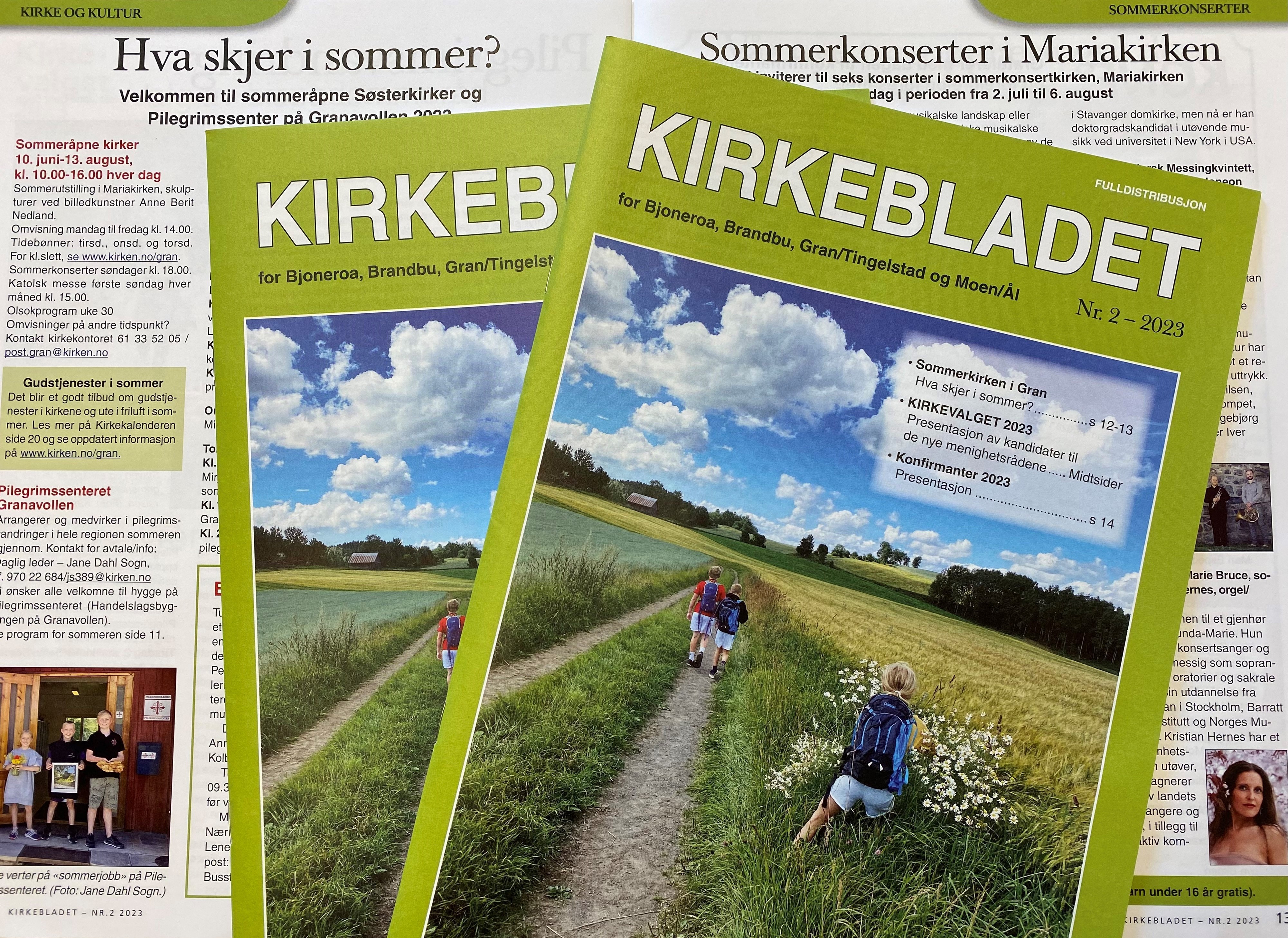 Les "KIRKEBLADET" digitalt