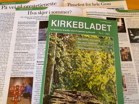 Sommerutgaven av Kirkebladet er levert!