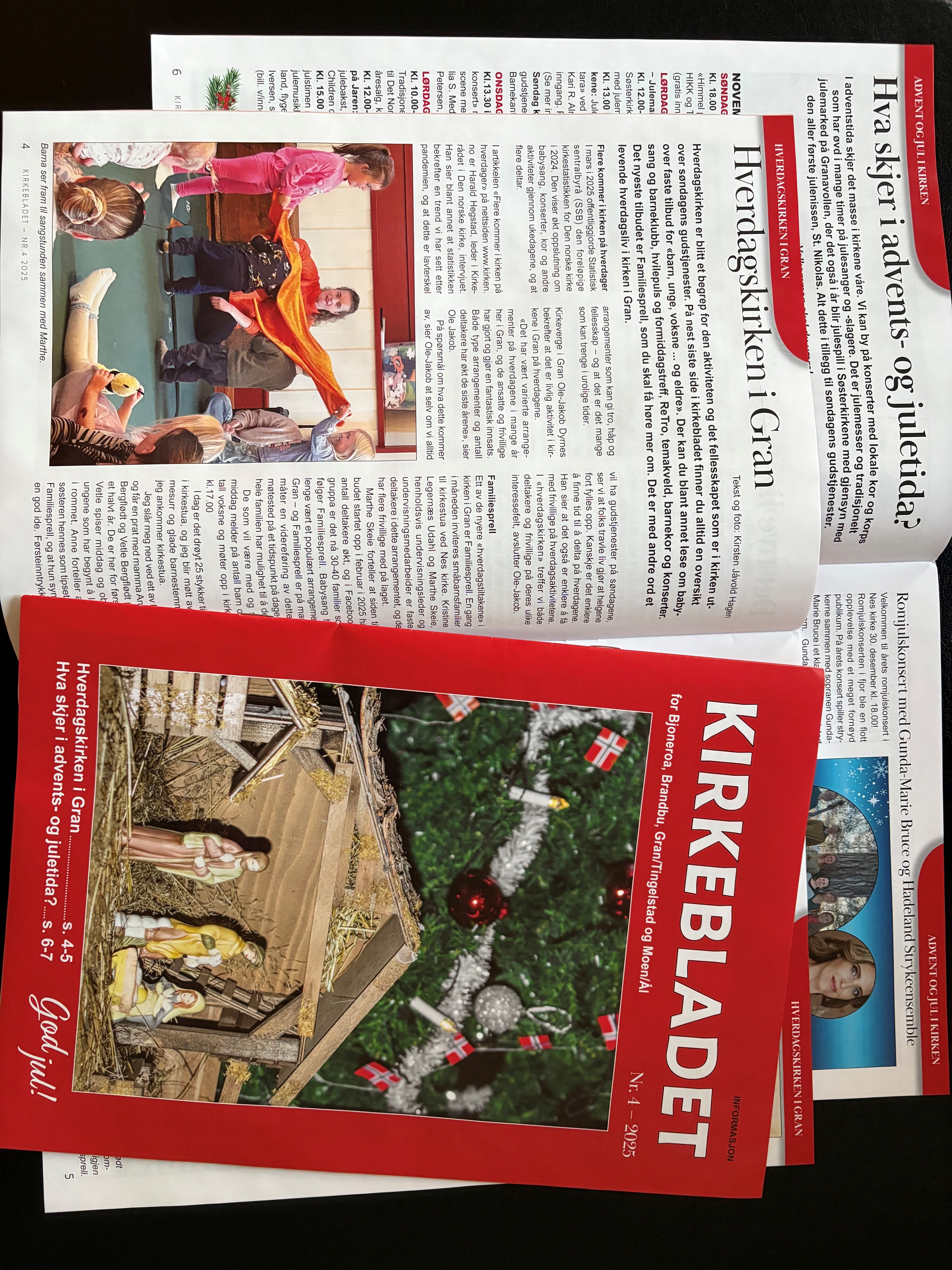 Les "KIRKEBLADET" digitalt