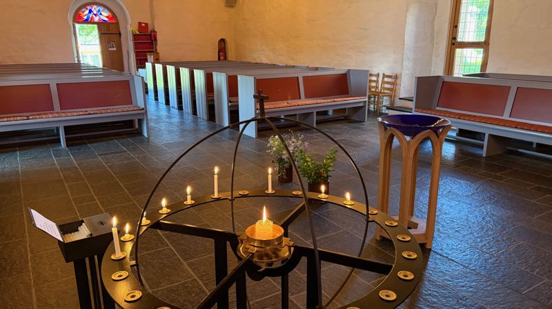 Mariakirken og Nikolaikirken har vært sommeråpne siden 15. juni til 17. august og med godt besøk (foto Inger Stensrud Haug).