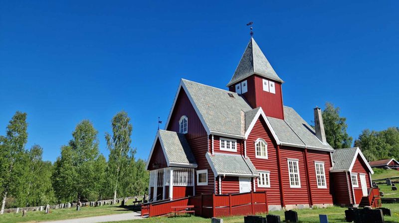 Moen kirke. Foto: Jan Myrvold, Kirken i Gran.