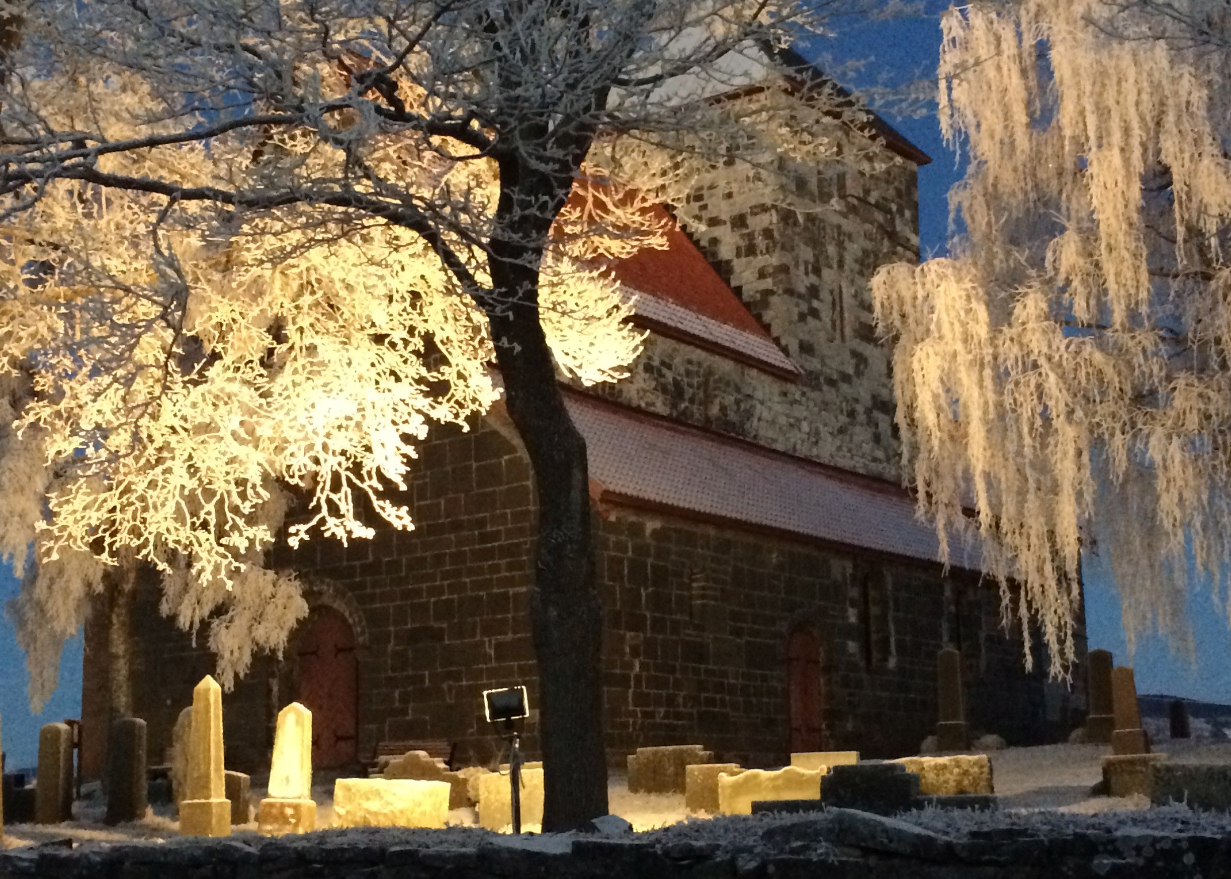Brandbu Barnekantori har pyntet seg til jul sammen med korleder Marit Wesenberg. Foto: Hans J. Kvåle 2025. 
