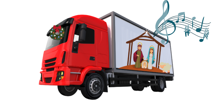 I år kommer juleevangeliet på 4-hjul!