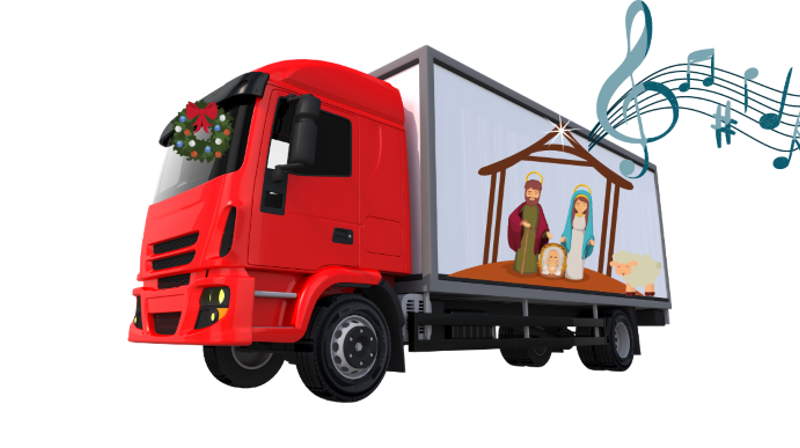 I år kommer juleevangeliet på 4-hjul!