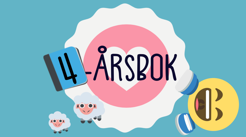 Klart for utdeling av 4-årsbok!