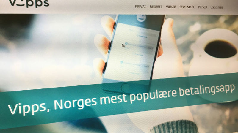 Tast i vei - Vipps på plass!
