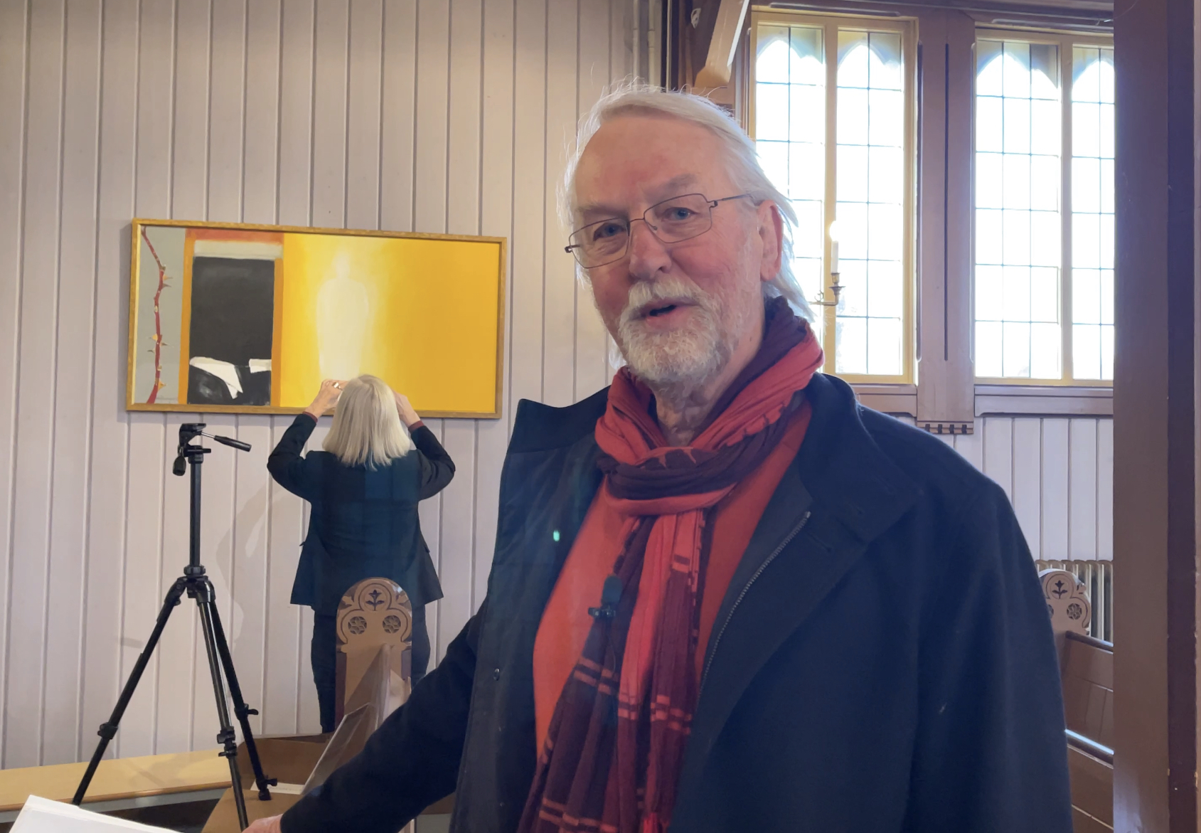 Påskekunst i Grimstad kirke