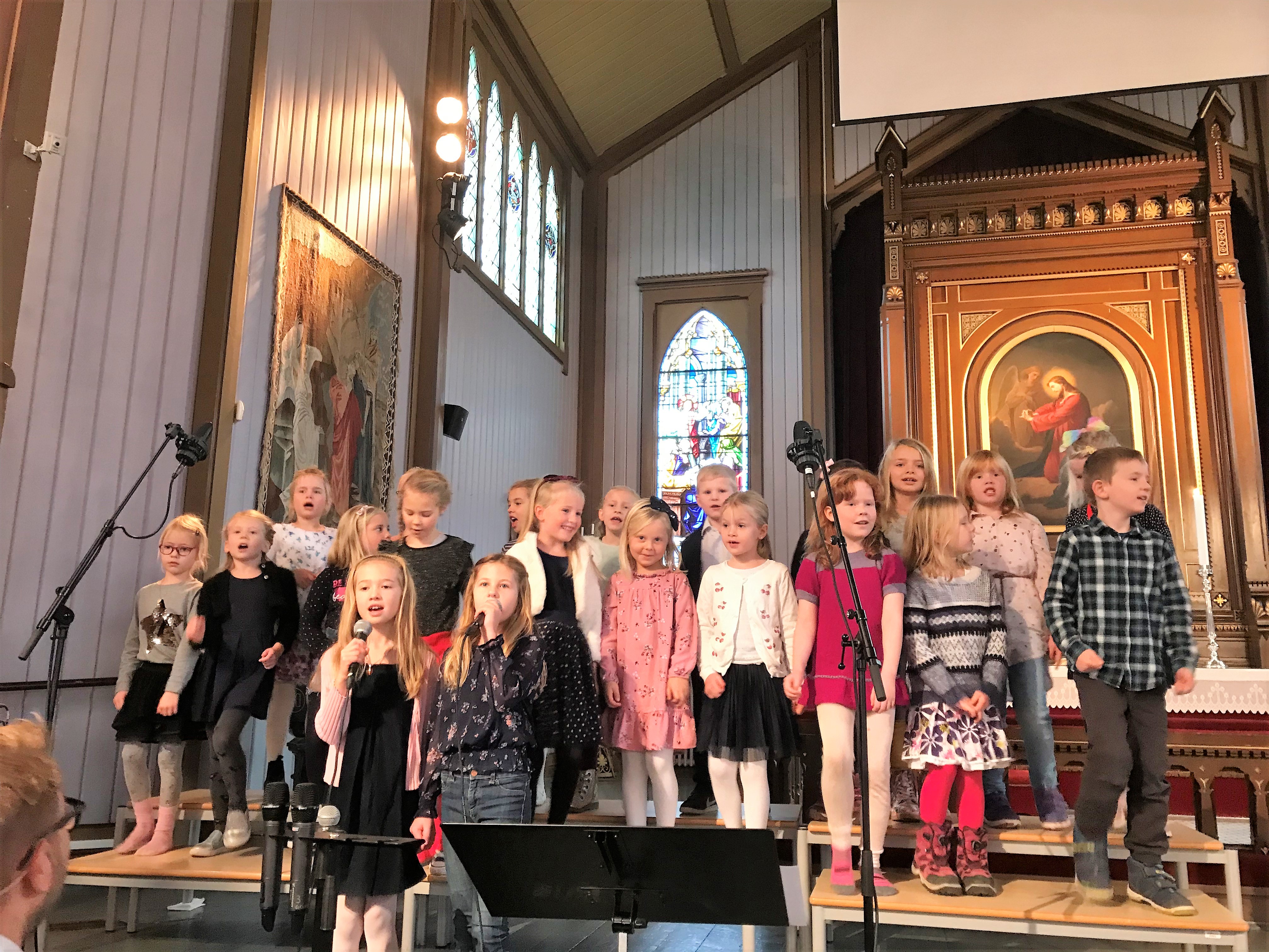 Familiegudstjeneste med trøkk