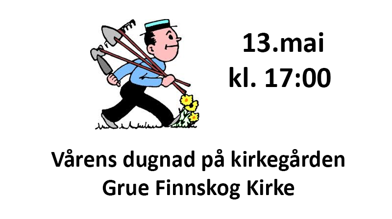Vår dugnad Grue Finnskog Kirkegård