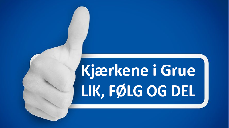 Lik, følg og del Kjærkene i Grue