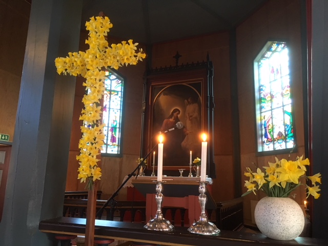 Gudsteneste i påska.