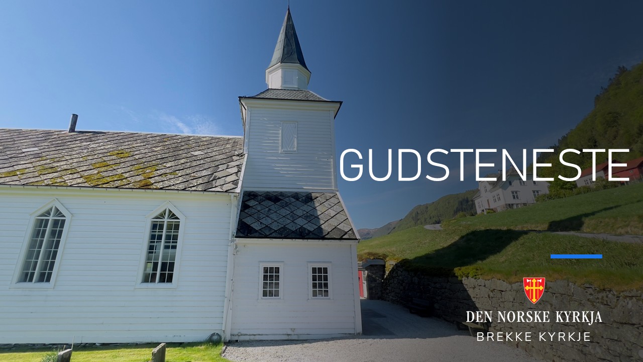 Gudsteneste i Brekke kyrkje med  konfirmantpresentasjon og minnemarkering