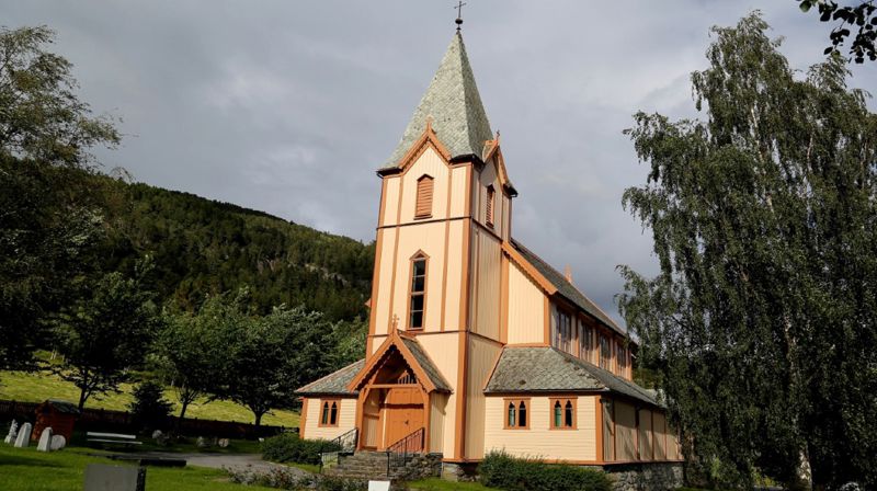 Kyrkjebø kyrkje. Foto: canthun photogroup