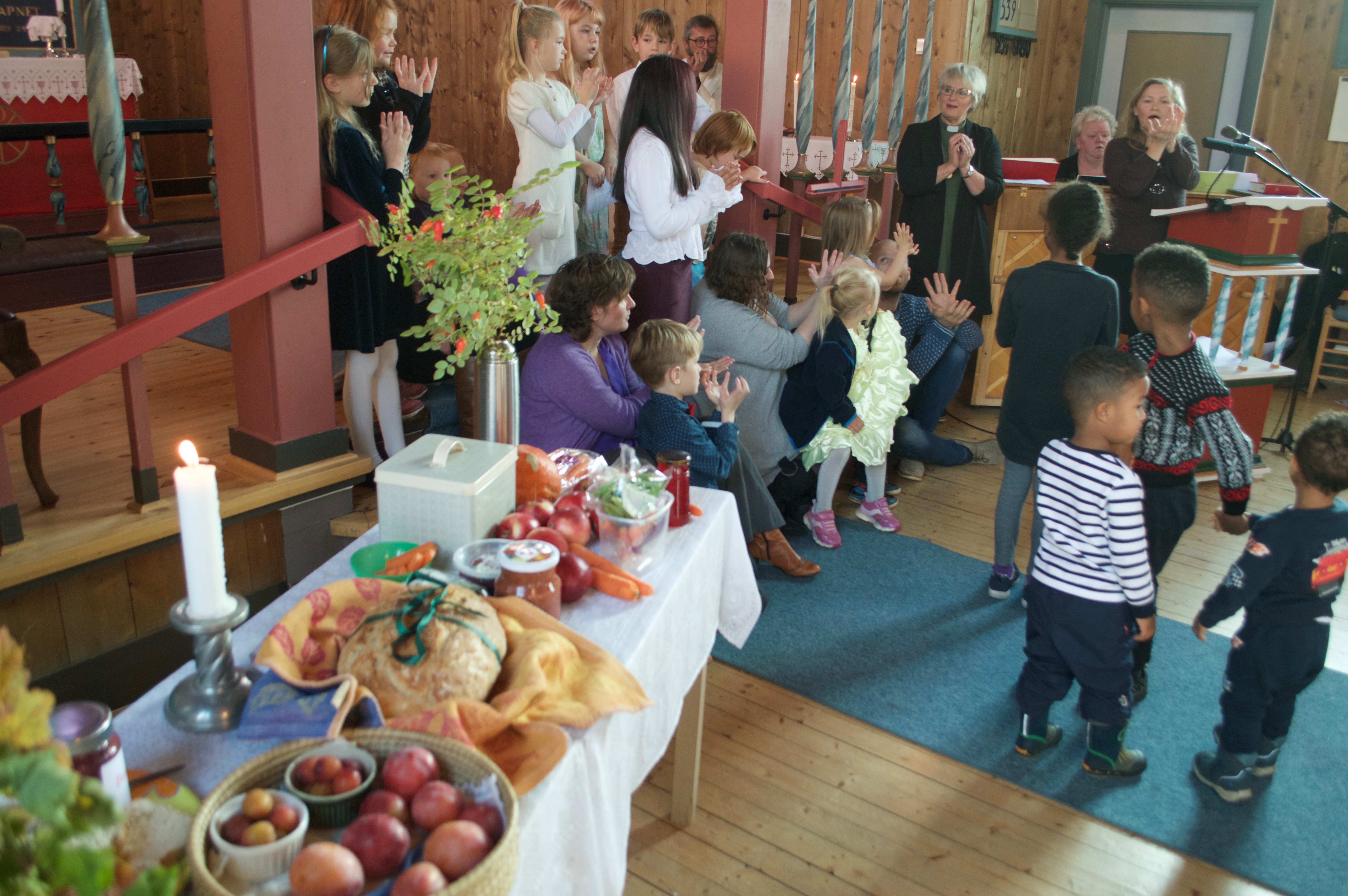 Høsttakkefest i Melbu kirke