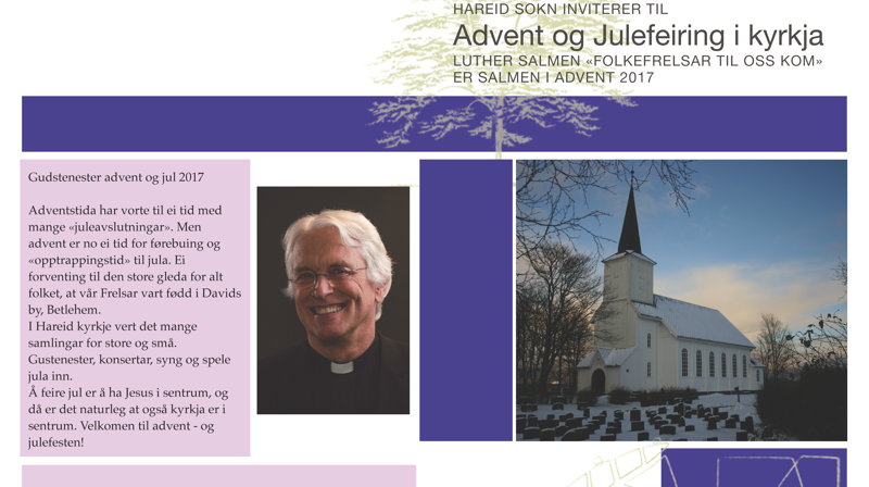 Advent og juleprogram i Hareid kyrkje