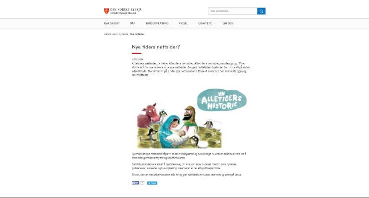 Nye tiders nettsider?