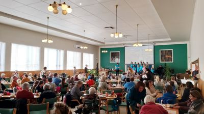 Frå kulturdag på kyrkjelydshuset. Foto: Hareid sokn