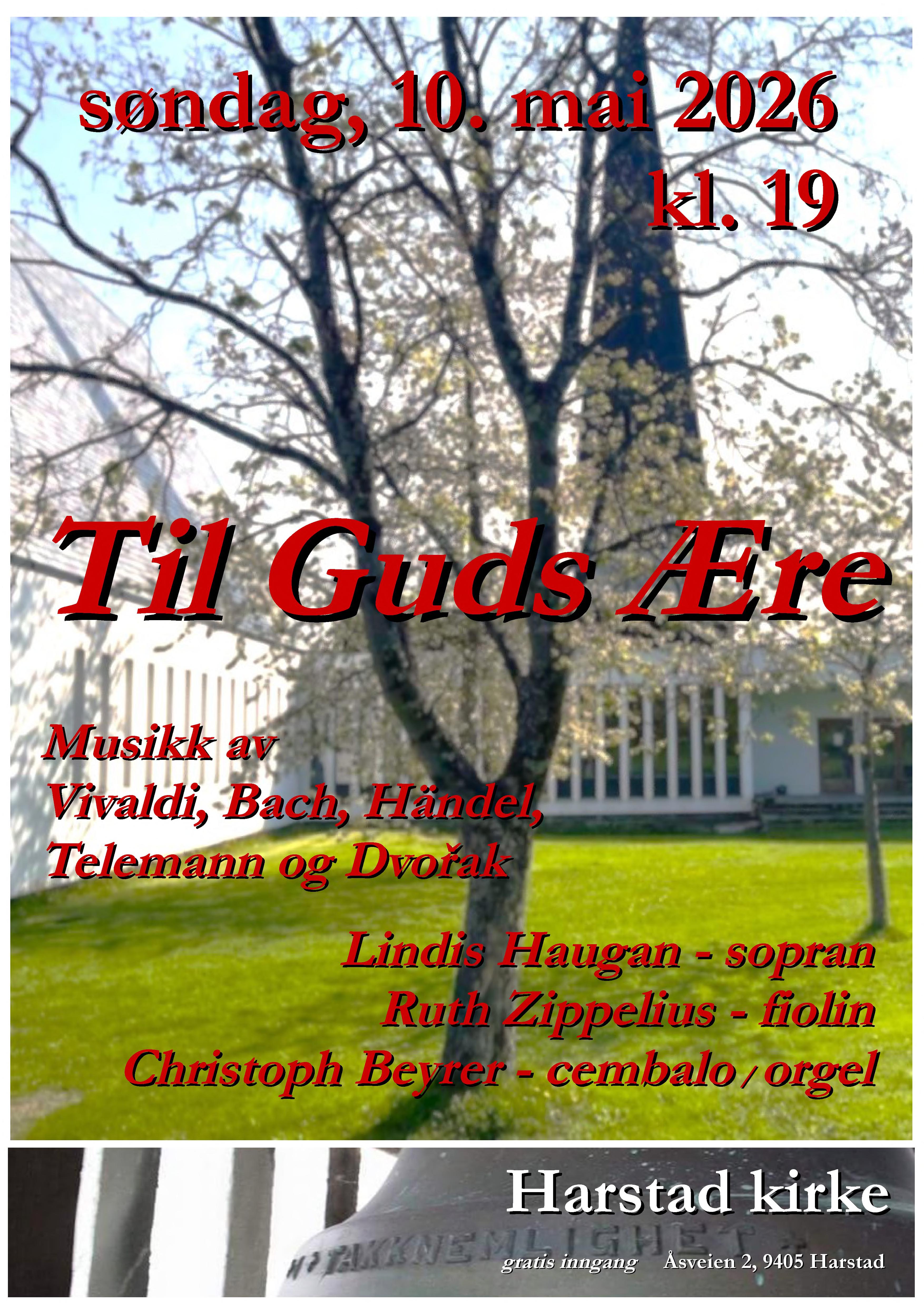 Konsert Harstad kirke 10.mai 
