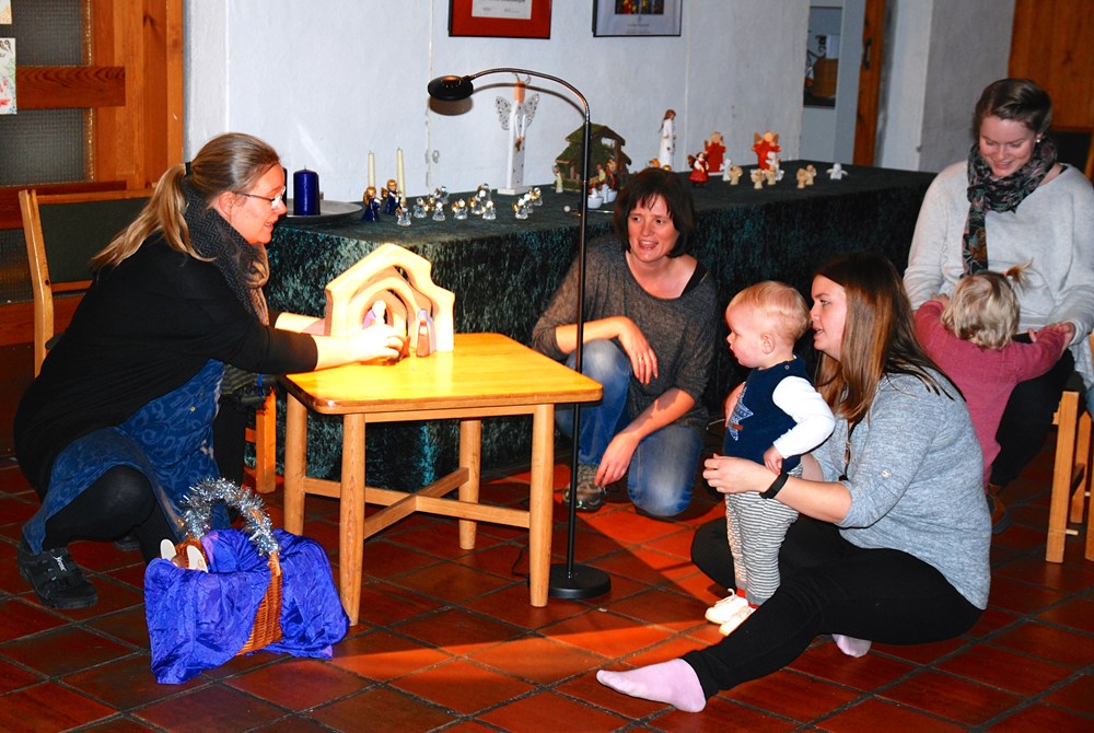 "Et barn er født i Betlehem". Fra fjorårets arrangement. Foto: Tove Marie Sortland