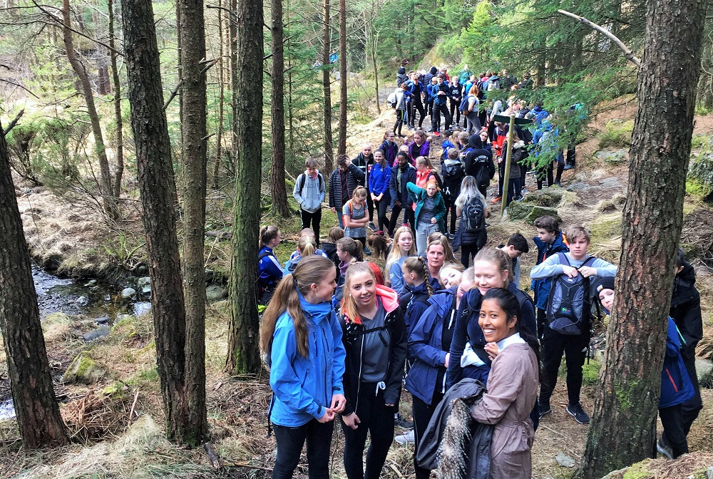 Tur til Tjelltjønn på Bleikemyr.