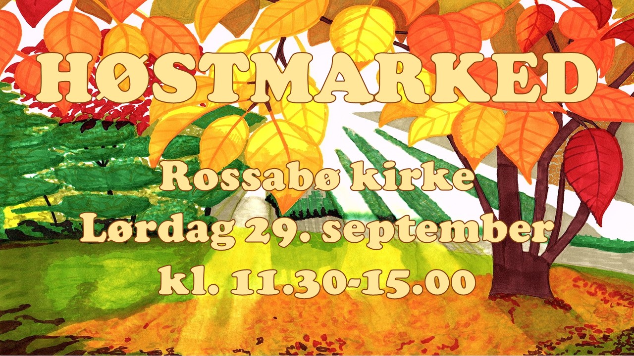 Høstmarked i Rossabø kirke