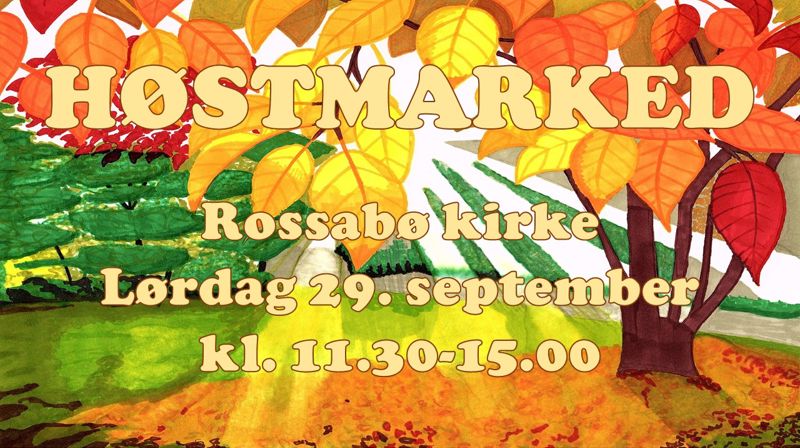 Høstmarked i Rossabø kirke