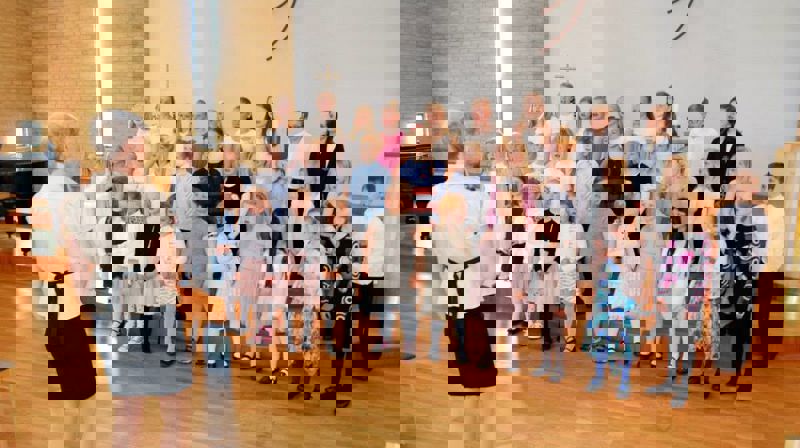 Udland aspirant og barnekor