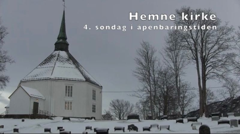 Gudstjeneste fra Hemne kirke 24.01.21